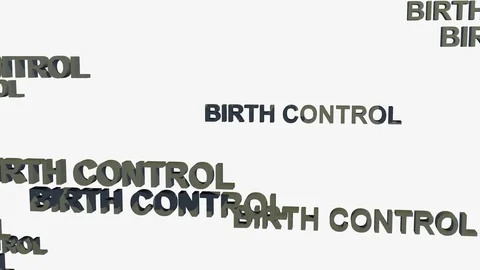 FALLING BIRTH CONTROL LOGOS Vídeos de archivo 73095730