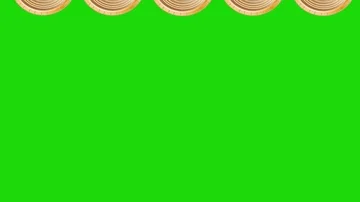 Golden Coins Bitcoin Falling Down Green Screen Loop Animation Background.  Stock Footage - Video of logo, network: 225918044