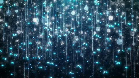Falling Blue Christmas Balls Stock Footage 258667166