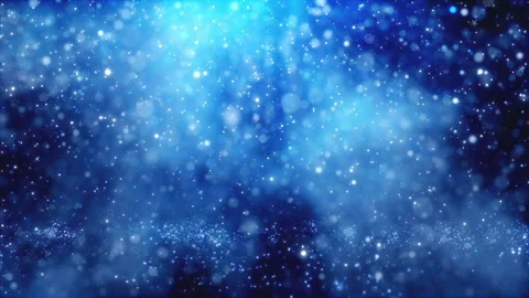 Falling Blue Christmas Snowflakes Stock Footage 220729488