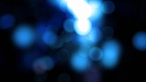 Falling Blue Light Bokeh Stock Footage 94853230