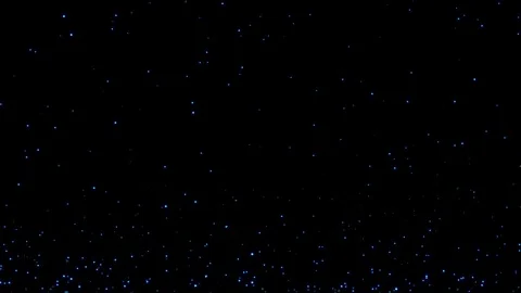 Falling Blue Particle Motion Background VJ Stock Footage 72708464