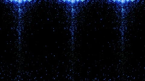 Falling Blue Particle Motion Background VJ Stock-Footage 72708900