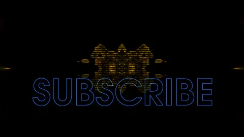 Falling Blue Subscribe On The Yellow Abstract Background Stock Footage 296650515