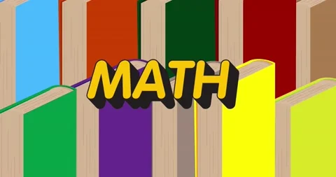 Falling Books with Math text Stock Footage 231834292