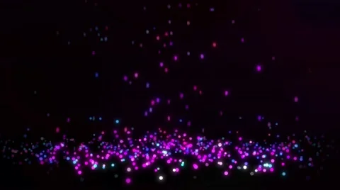 Falling Bounce Purple Particles Loop 4K Resolution Ultra HD Stock Footage 39963824