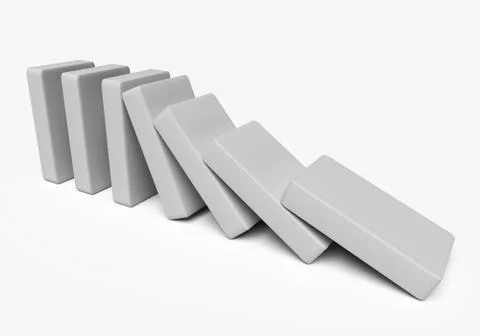 Falling boxes Stock Illustration