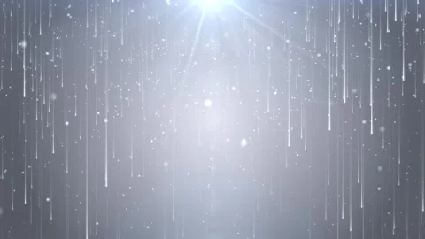 Falling bright particles, animation of dust and shiny dots Stock Footage 267084739