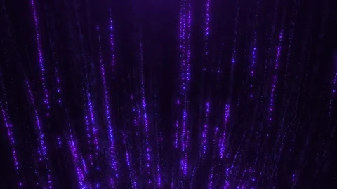 Falling bright purple particles and shimmering glitter, dust and glitter Stock Footage 315236535