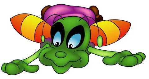 Falling Bug Stock Illustration