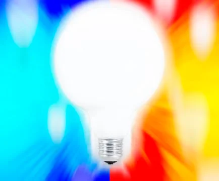 Falling bulbs Stock Illustration