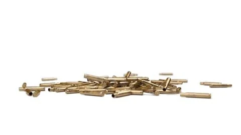 Falling Bullet Shells - 3D illustration Stock Illustration