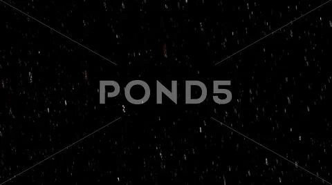 Falling calm raindrops footage animation in with start and end Stock Photos