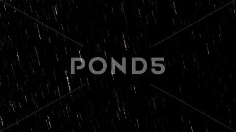 Falling calm raindrops footage animation in with start and end Stock Photos