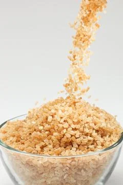 Falling cane sugar Foto stock