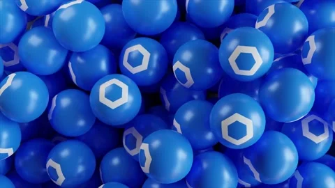 Falling Chainlink Balls Stock Footage 165171717