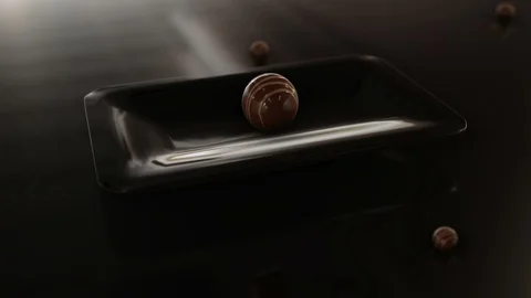 Falling Choclete Stock Footage 97940615