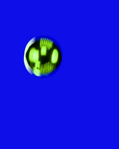 Falling Christmas balls on green screen Stock Footage 293511599