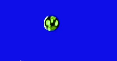 Falling Christmas balls on green screen Video stock 293511675