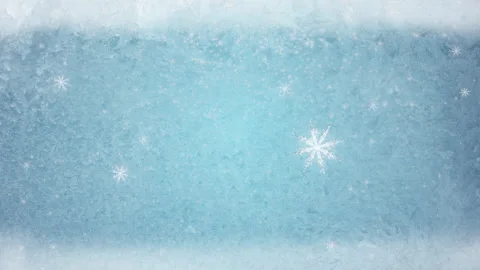 Falling Christmas Flakes with Holidays background, motion graphics Stock Footage 161384796