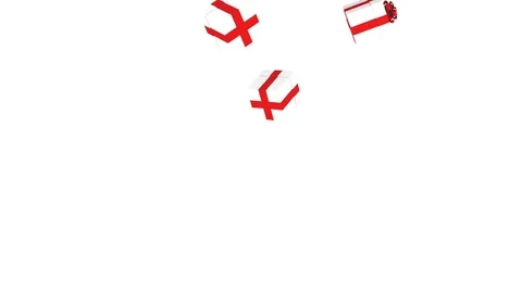 Falling Christmas gift boxes Stock Footage 70539327