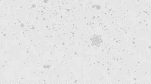 Falling Christmas Snow With an Alpha channel Stock Footage