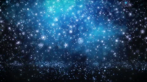 Falling Christmas Snowflakes Background Stock Footage 255715680