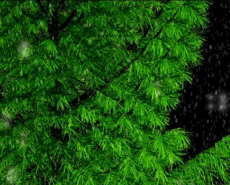 Falling Christmas snowflakes Stock Footage 300228
