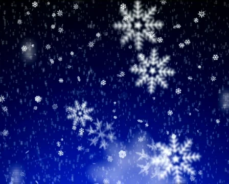 Falling Christmas snowflakes Stock Footage 300423