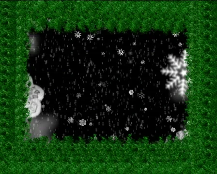 Falling Christmas snowflakes Stock Footage 300429