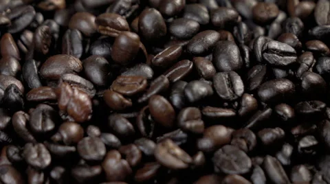 Falling Coffee Bean Stock Footage 64284345
