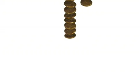 Falling coins 動画素材 368972