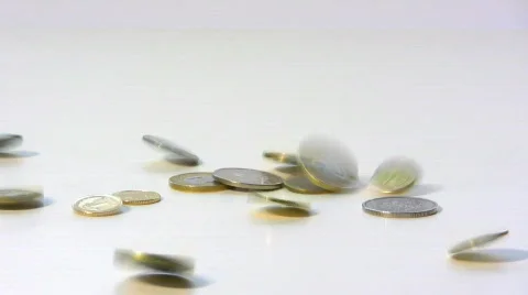 Falling coins Video stock 548129