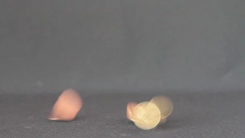 Falling coins Stock Footage 85402073