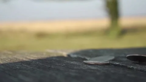 Falling coins Stock Footage 196482879