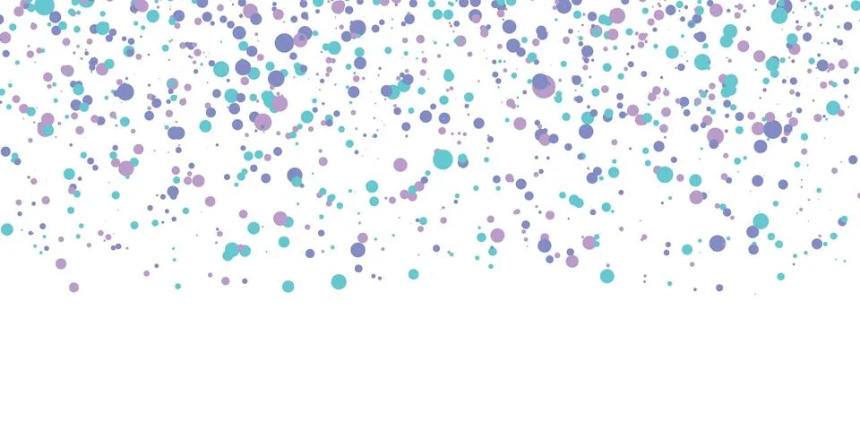 Falling color dots. Fun background. Vector. Stock Illustration