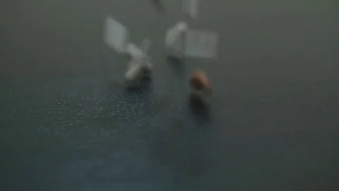 Falling Colored Drugs Stock Footage 70463173