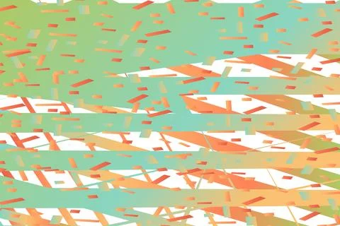 Falling confetti abstract background in retro pastel colors vector illustra.. Stock Illustration