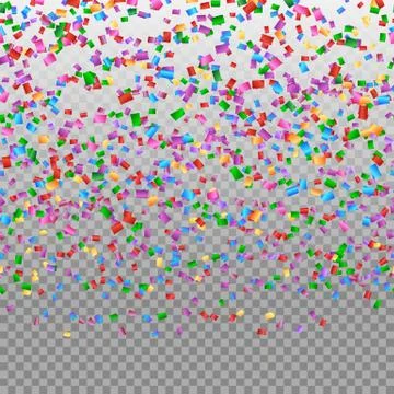 Falling confetti backdrop Stock Illustration