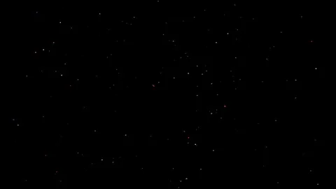 Falling confetti on black background. 4k animation. Alfa channel. Stock Footage 108652320