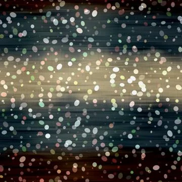 Falling confetti bokeh shiny texture background. Magical glow dotty party Stock Illustration