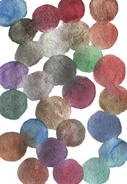 Falling confetti, bubbles - cover, background, pattern. Stock Illustration