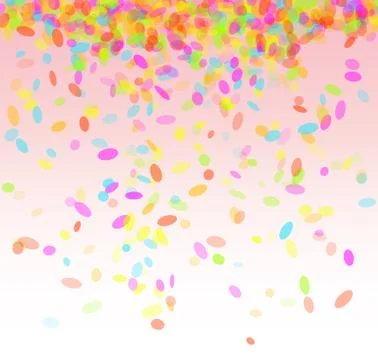 Falling confetti Stock Illustration