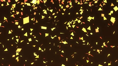 Falling confetti particles beautiful glowing. Colorful abstract background 3D Stock Footage 308147243