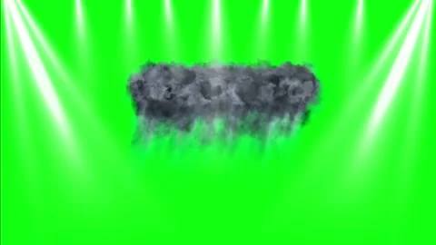 Falling Confetti Particles Over Green Screen Background with Bright Stage Stock Footage 338331739