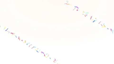Falling Confetti Seamless Loop 4K — Celebration Party Background Animation 스톡 동영상 333779973