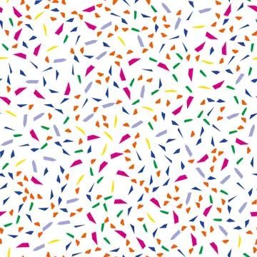 Falling confetti, seamless pattern, festive background. Cover design. Happy イラスト素材