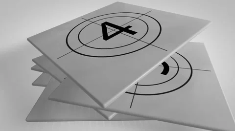 Falling Countdown Stockbeeldmateriaal 41810255