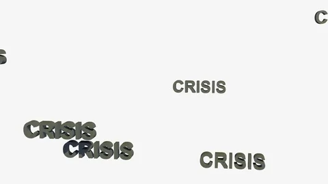 FALLING CRISIS LOGOS Vídeos de archivo 72933240