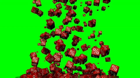 Falling cubes 動画素材 502850